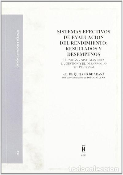 Libros: Sistemas efectivos de evaluaci&oacute;n del rendimiento- 9788476659571