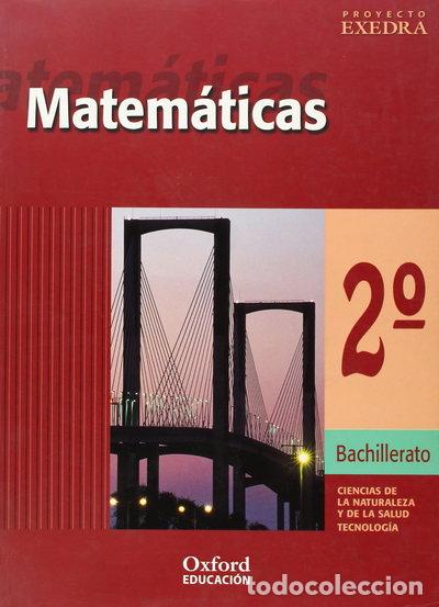 Livros em segunda m&atilde;o: Matem&aacute;ticas Ciencias 2.&ordm; Bachillerato Exedra- 9788481045611