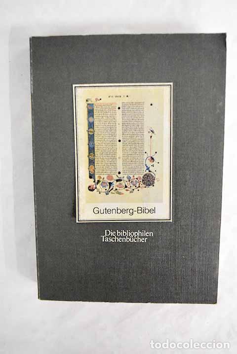 Libros: Die bibliophilen Taschenb&uuml;cher.- Gutenberg-Bibel