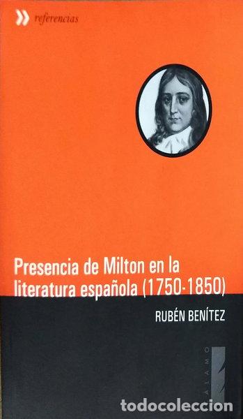 Libros: Presencia de Milton en la literatura espa&ntilde;ola (1750-1850)- 9788496932548
