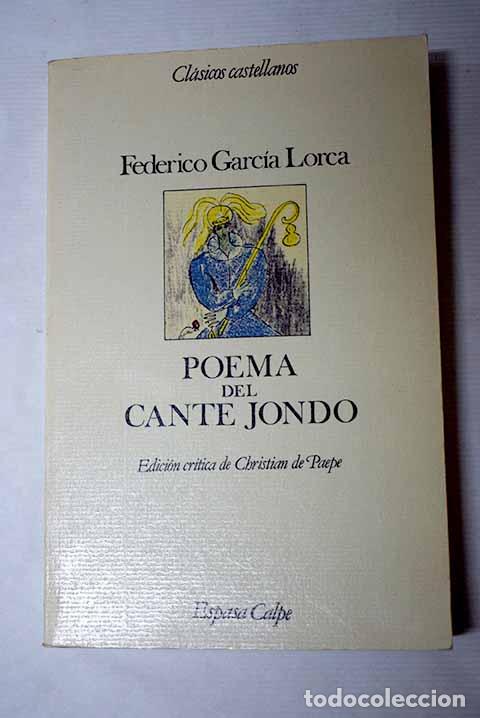 Libros: Poema del cante jondo.- Garc&iacute;a Lorca, Federico