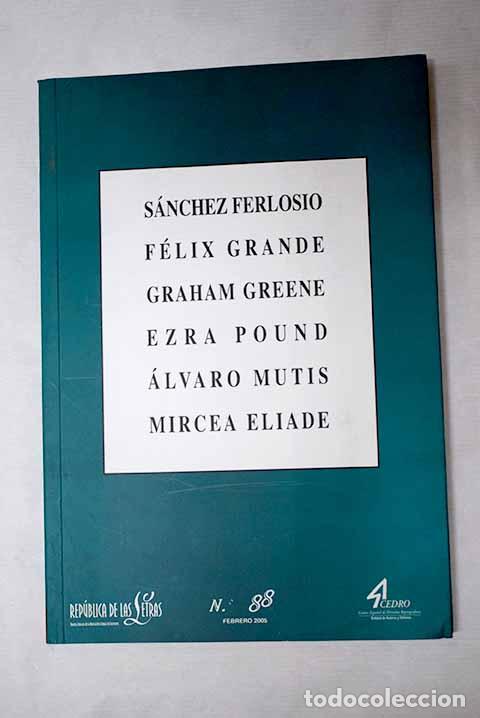 books: Rep&uacute;blica de las letras, n&ordm; 88