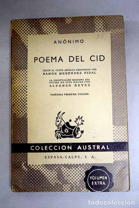 books: Poema del Cid: : Espasa Calpe.