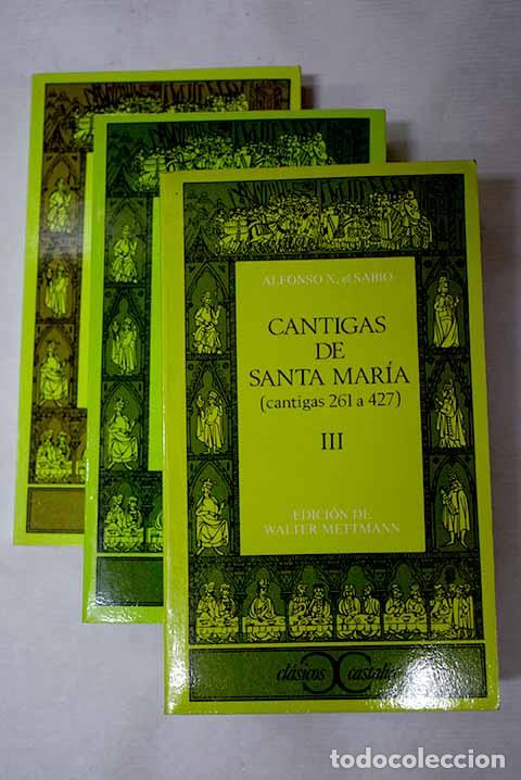 books: Cantigas de Santa Mar&iacute;a.- Alfonso X.