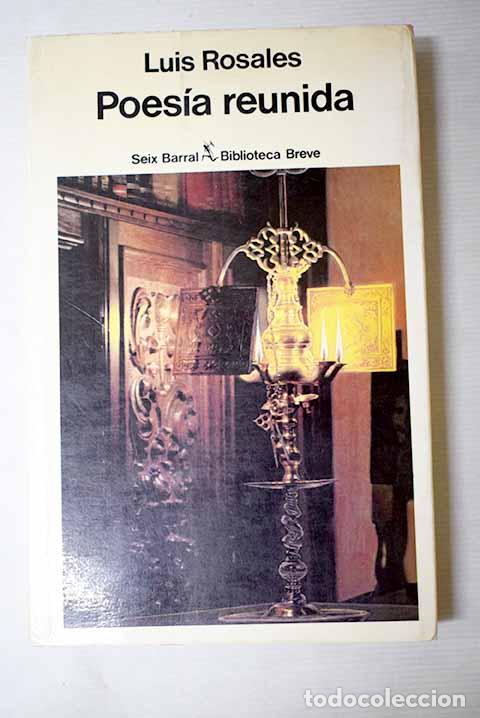 books: Poes&iacute;a reunida (1935-1974).- Rosales, Luis