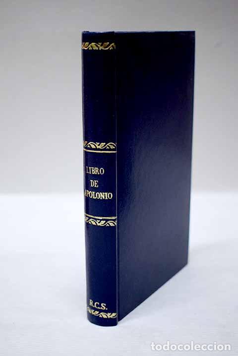 Libros: Libro de Apolonio: : C&aacute;tedra.