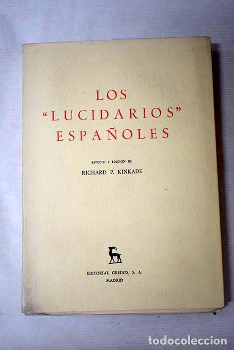 Libros: Los lucidarios espa&ntilde;oles.- Sancho IV