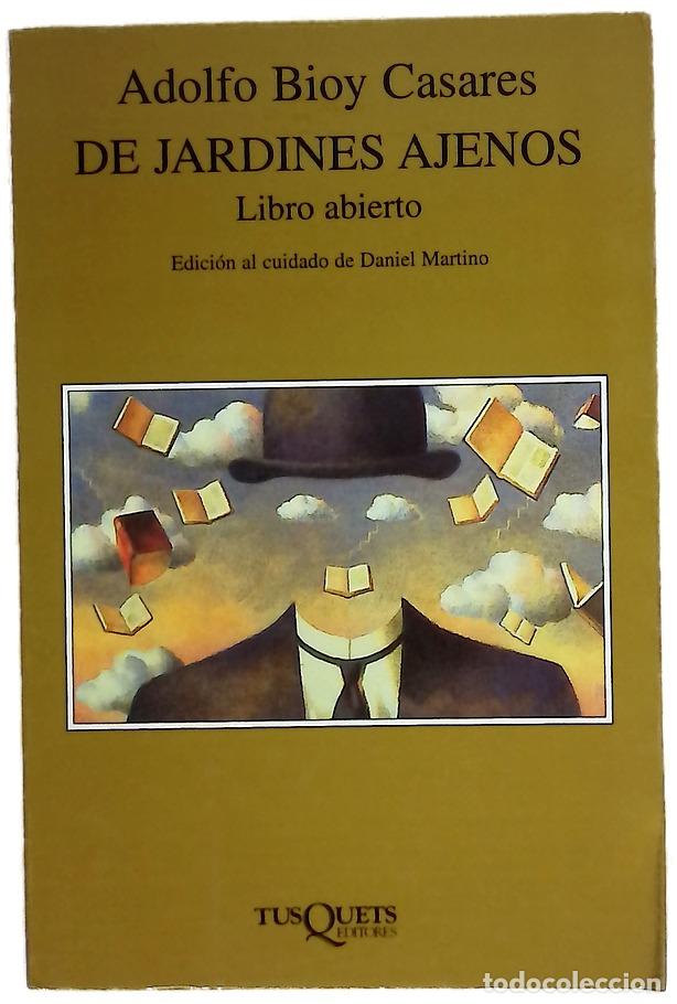 Libros: De jardines ajenos libro abierto
