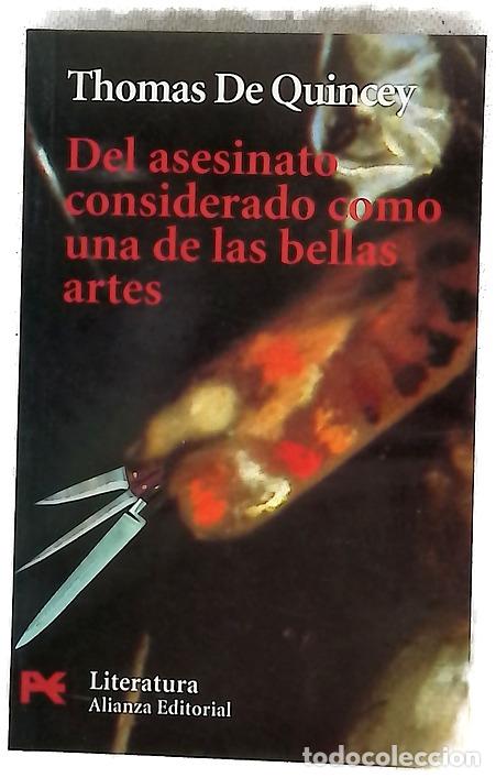 Livres: Del asesinato considerado como una de las bellas artes