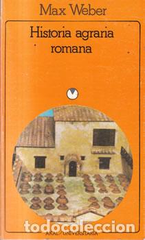 Livres: Historia agraria romana - Max Weber