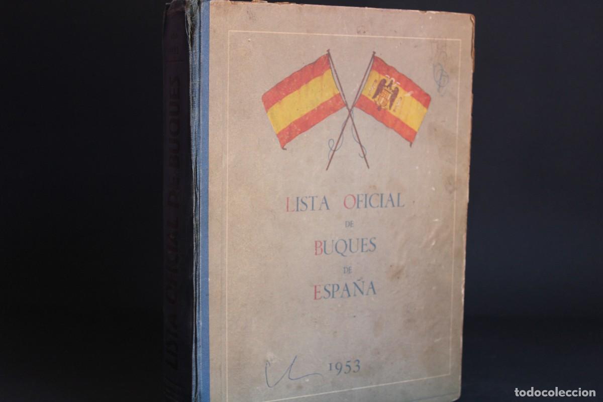 B&uuml;cher: LISTA OFICIAL DE BUQUES DE ESPA&Ntilde;A 1953 EJEMPLAR N&ordm; 59