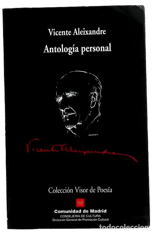 books: Antolog&iacute;a personal - Vicente Aleixandre
