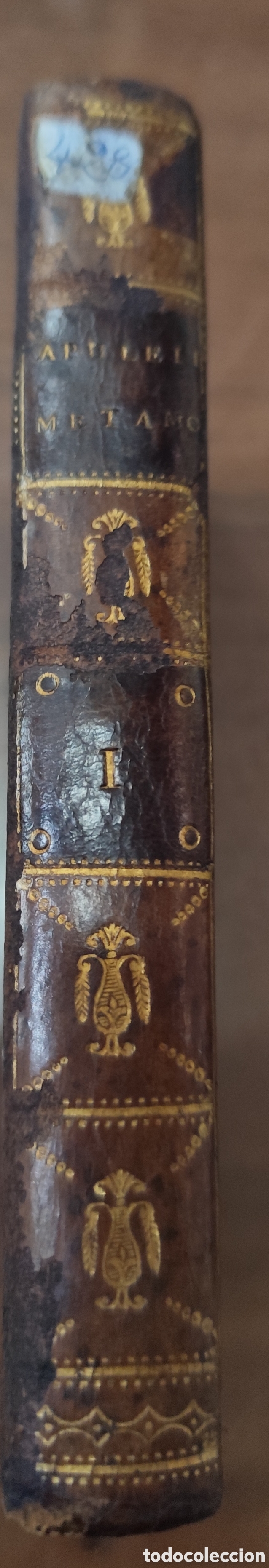 books: METAMORPHOSEON. Libri undecim. Ex optimis exemplaribus emendati. Tomus primus. A&ntilde;o 1796 - APULEII