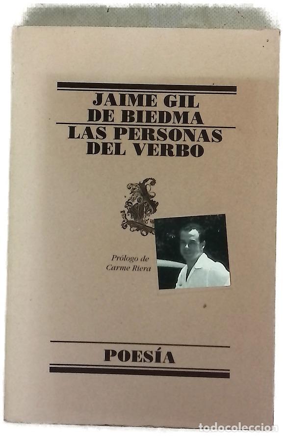 Libros: Las personas del verbo - Gil de Biedma, Jaime