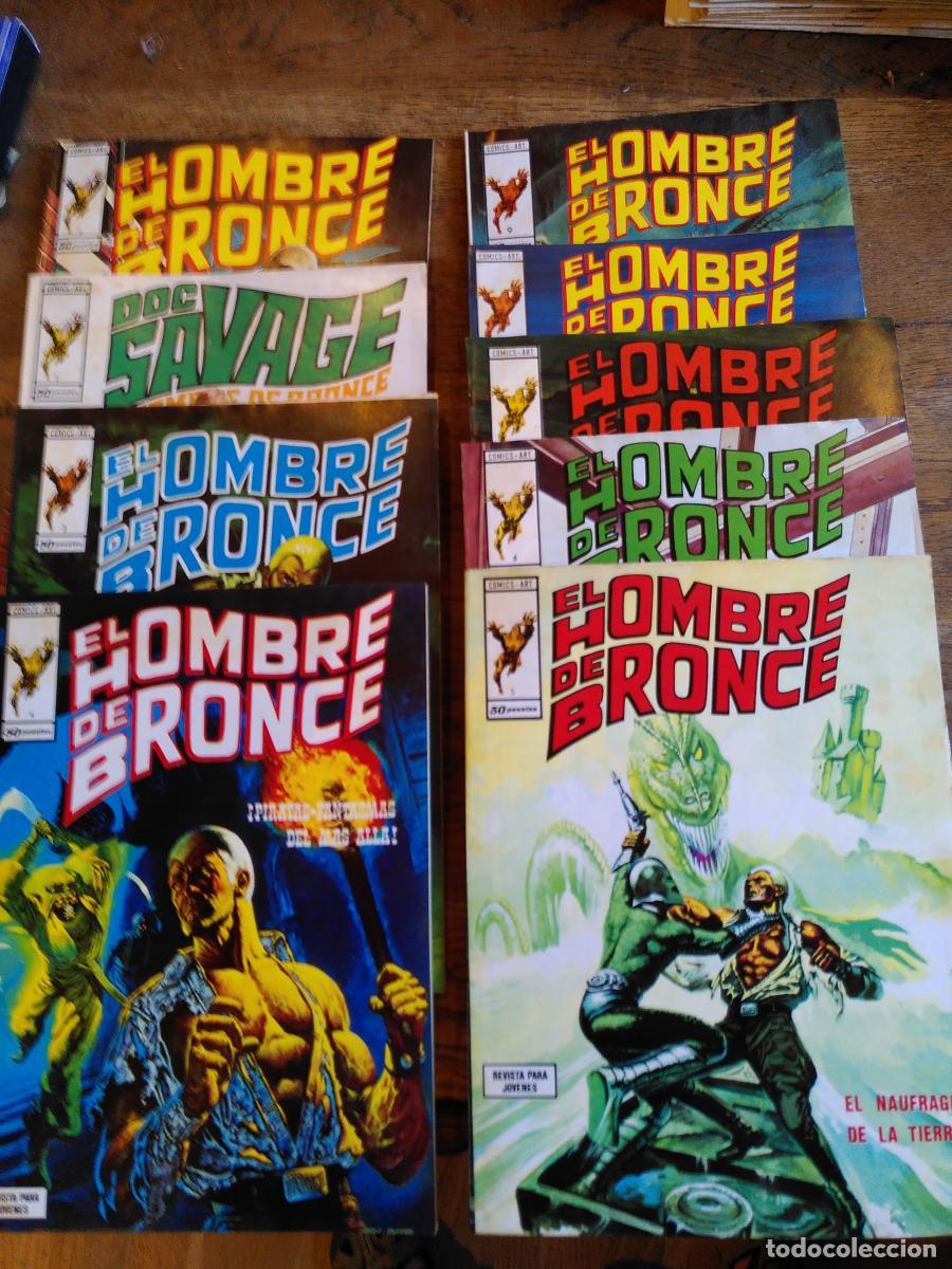 B&uuml;cher: DOC SAVAGE, El hombre de bronce. Revista para j&oacute;venes (c&oacute;mic) 9 EJEMPLARES - colecci&oacute;n completa -