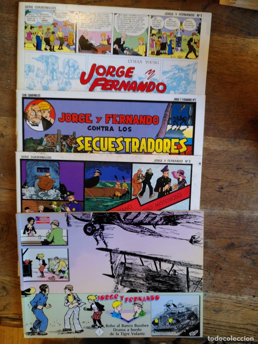 Libros: JORGE Y FERNANDO. Tiras diarias 1928-1929 (4 n&uacute;meros - completo). - Lyman Young
