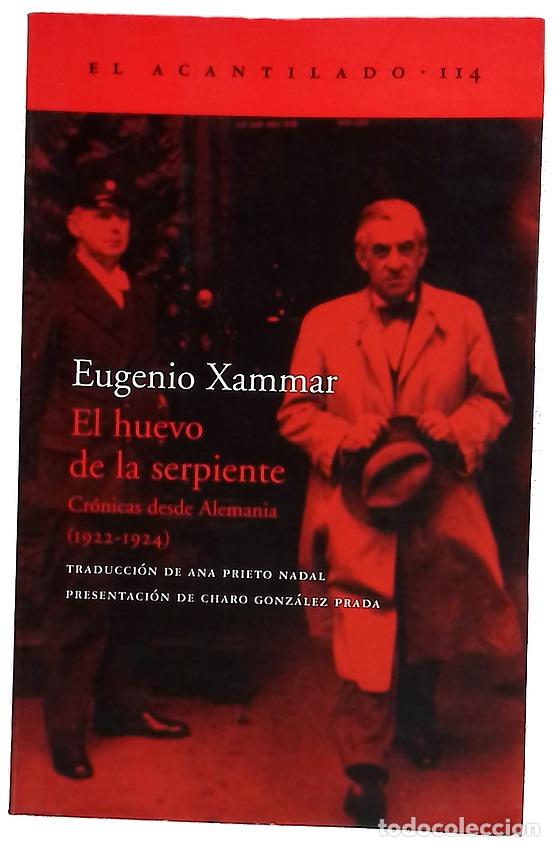 Libros: El huevo de la serpiente - Xammar, Eugeni