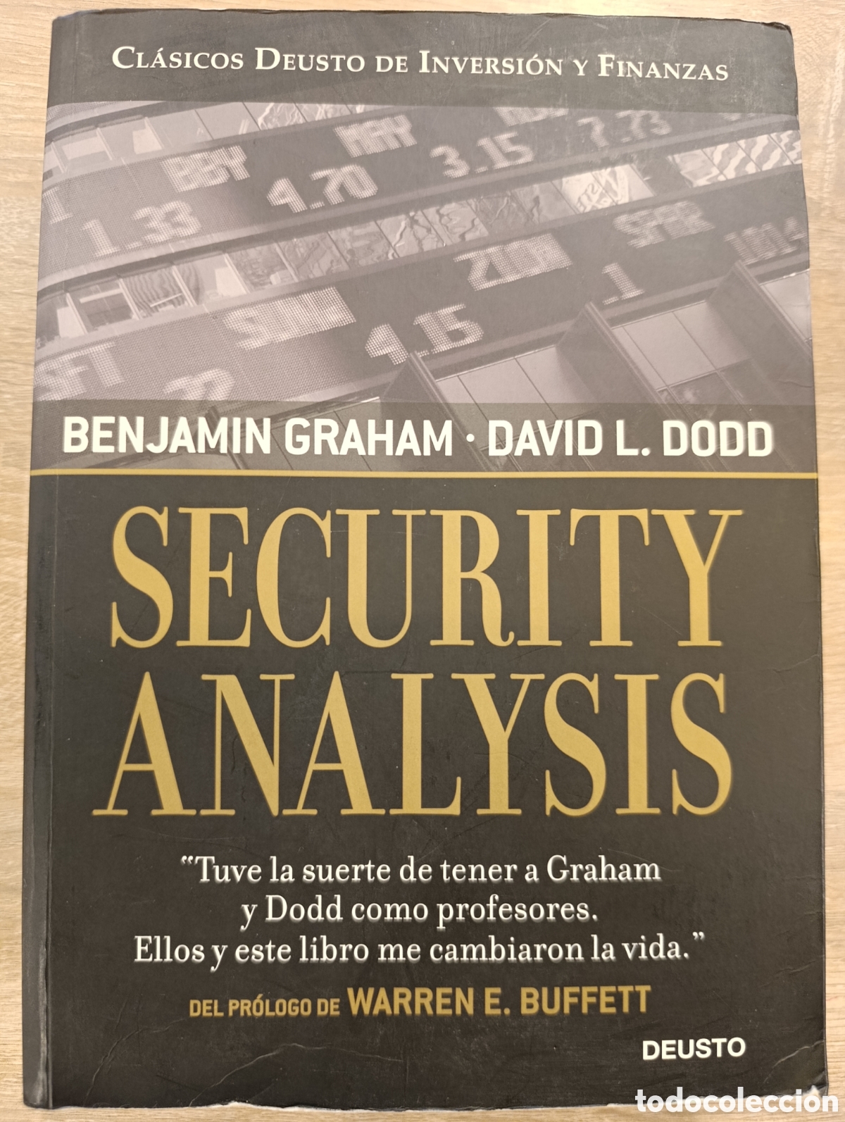 Livros em segunda m&atilde;o: Security Analysis - Benjamin Graham - David L. Dodd