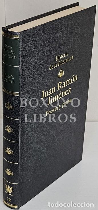 Livres: JIM&Eacute;NEZ, Juan Ram&oacute;n. Poes&iacute;a y prosa
