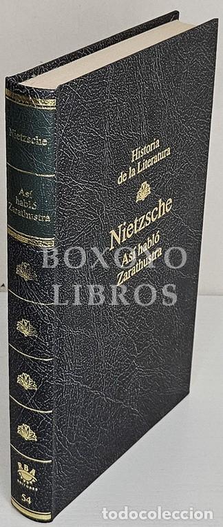 Libros: NIETZSCHE, Friedrich. As&iacute; habl&oacute; Zarathustra. Introducci&oacute;n, traducci&oacute;n y notas de Jua Carlos Garc&iacute;a