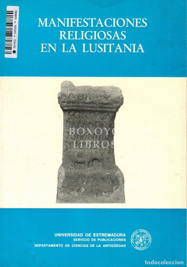 Libros: Manifestaciones religiosas en la Lusitania (Marzo de 1984)