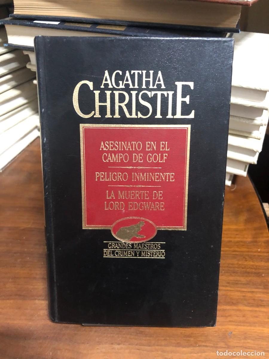 Libros: Agatha Christie Asesinato en el campo de golf, Peligro inminente, La muerte de Lord Edgware)