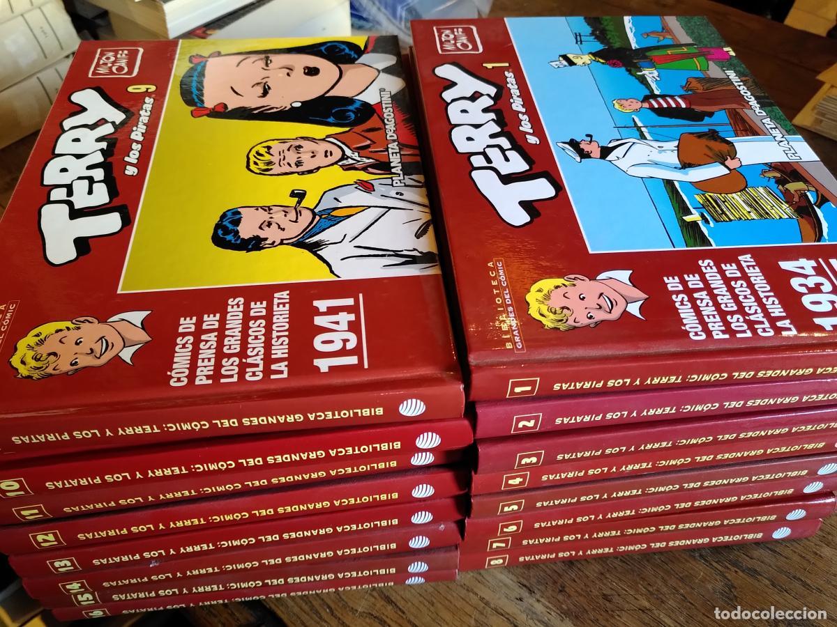 Libros: TERRY Y LOS PIRATAS (16 TOMOS - COMPLETO) - Milton Caniff