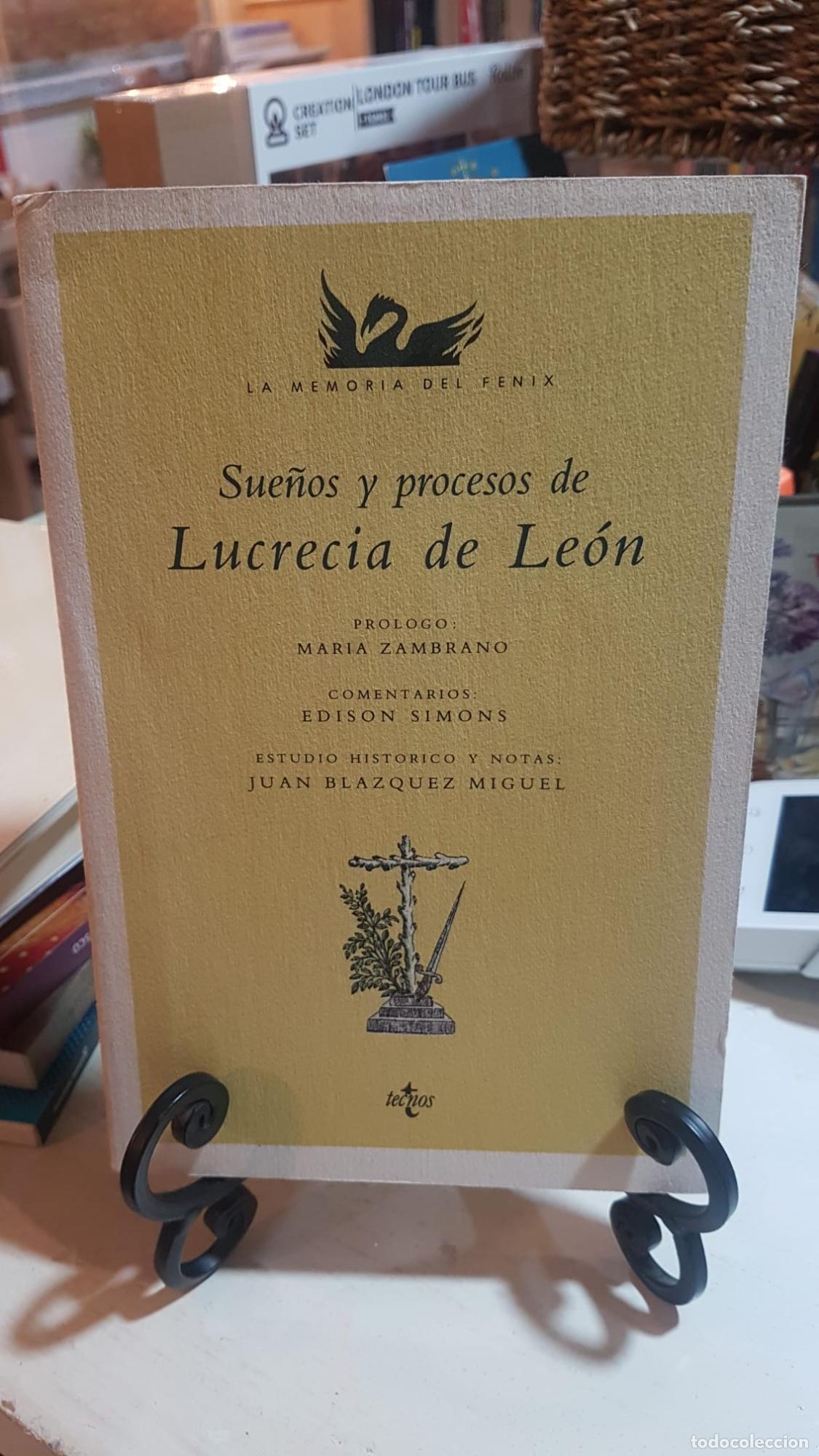 Libros: Sue&ntilde;os y procesos de Lucrecia de Le&oacute;n - Bl&aacute;zquez Miguel, Juan