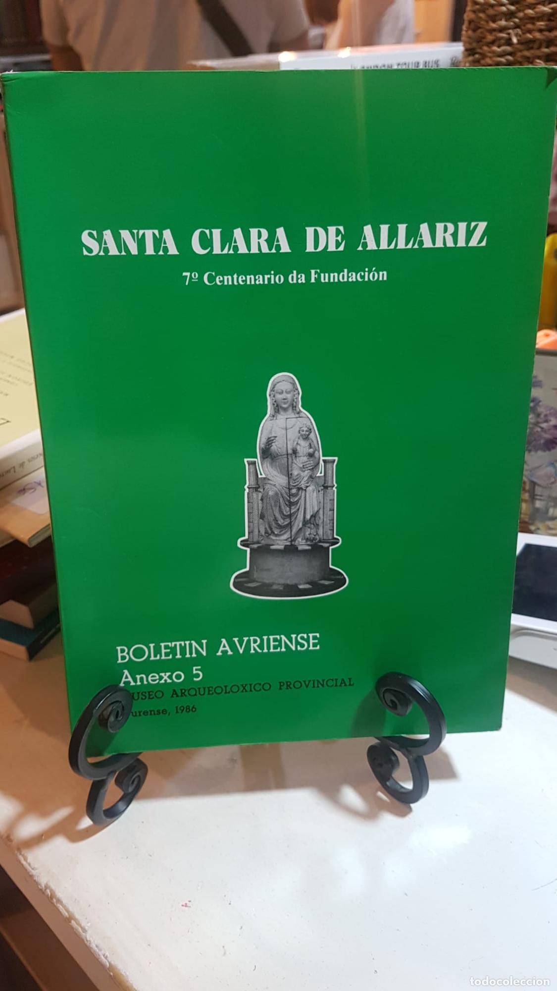Libros: BOLETIN AURIENSE ANEXO 5 - SANTA CLARA DE ALLARIZ - Museo arqueol&oacute;gico provincial (Orense, Espagne)