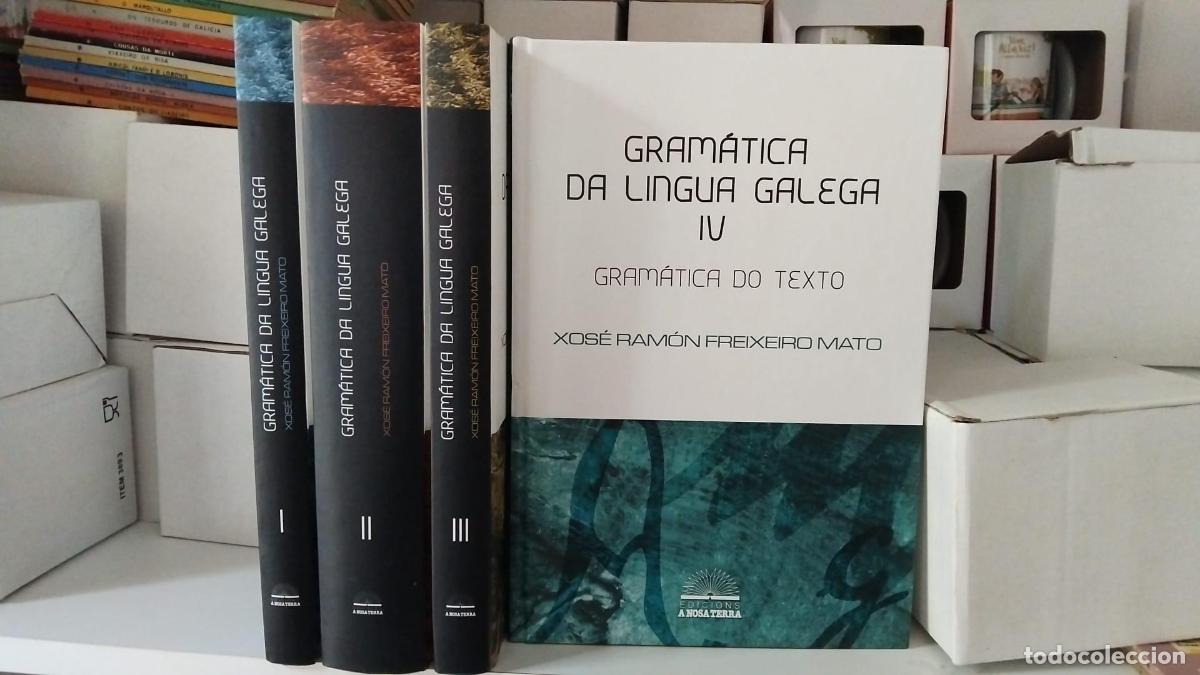 Libros: GRAMATICA DA LINGUA GALEGA. Completo. 4 tomos -