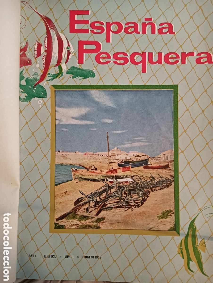 books: Espa&ntilde;a pesquera a&ntilde;o 1956 editado por el sindicato Nacional de pesca