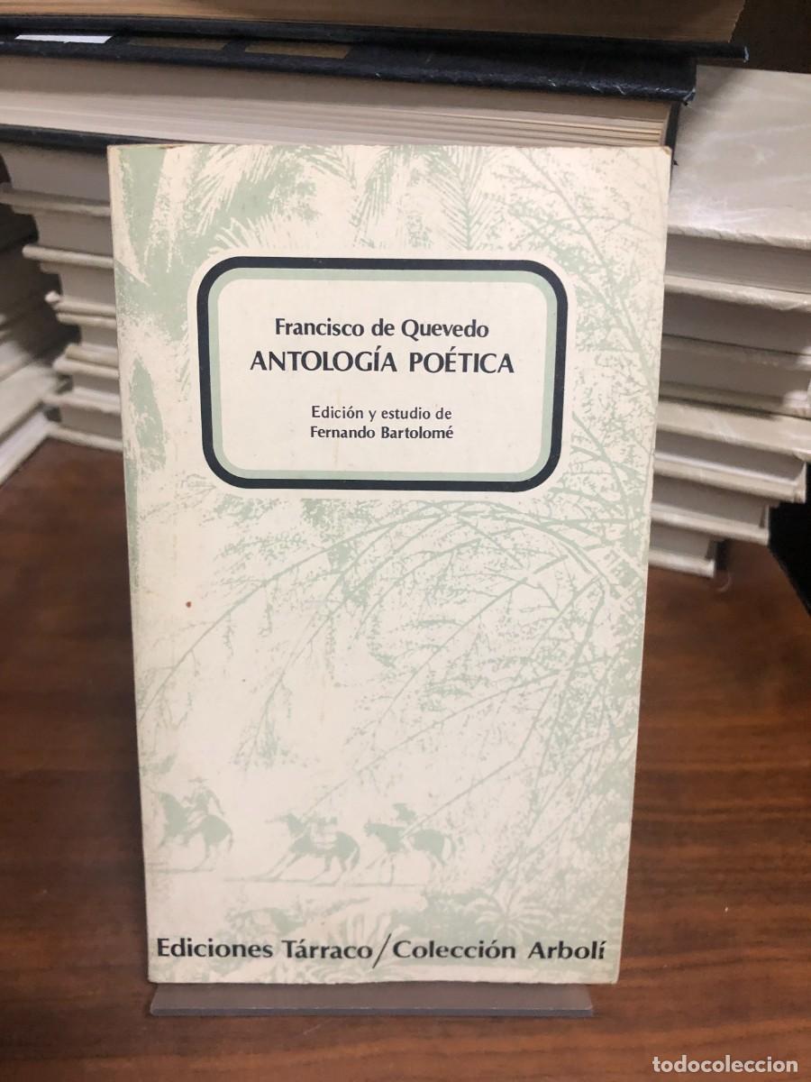 Libros: Antolog&iacute;a po&eacute;tica Francisco de Quevedo