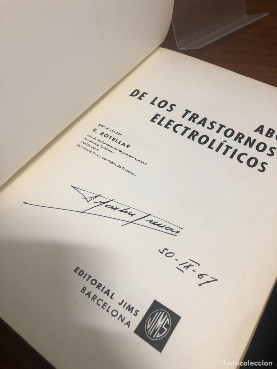 Libros: Abc de los trastornos electrol&iacute;ticos Dr. E. Rotellar (Editorial Jims, 1967) - Foto 2