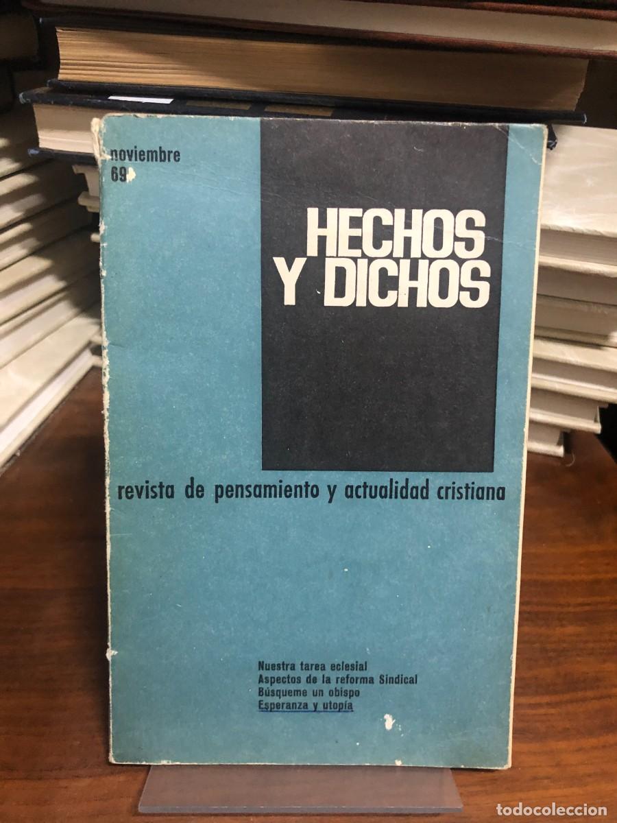 Libros: Hechos y Dichos (Revista) N&uacute;mero de Noviembre de 1969