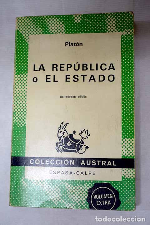 Libros: La rep&uacute;blica: Plat&oacute;n.- Plat&oacute;n