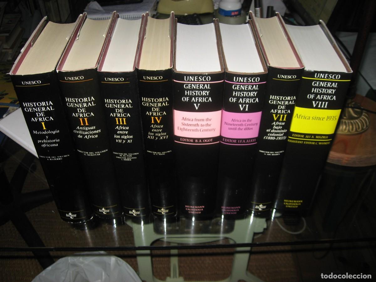 Libri di seconda mano: HISTORIA GENERAL DE AFRICA. 8 VOLS. VOL. 1, 2, 3, 4, Y 7 EN ESPA&Ntilde;OL VOLS 5, 6, Y 8 EN INGL&Eacute;S - VV.AA