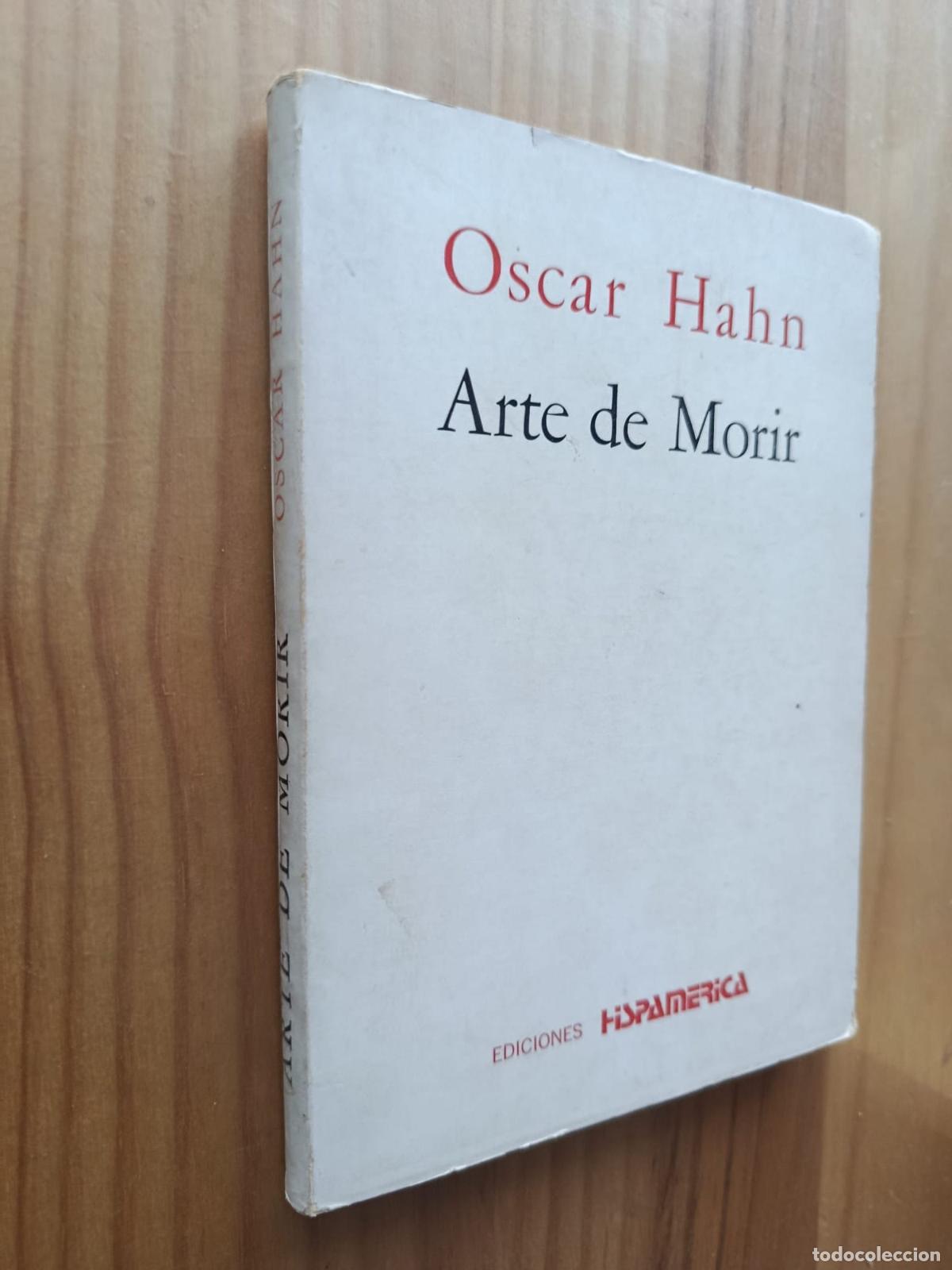 Livres: Arte de Morir (dedicado y firmado por el autor) - OSCAR HAHN