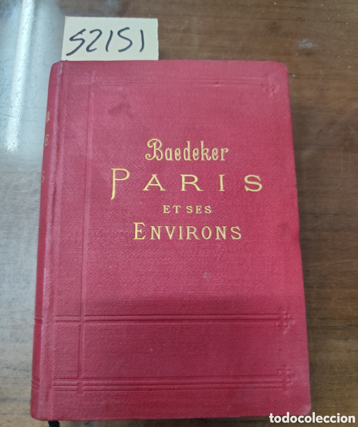 Livres: PARIS ET SES ENVIRONS. Manuel du Voyageur. A&ntilde;o 1900 - BAEDEKER,K.