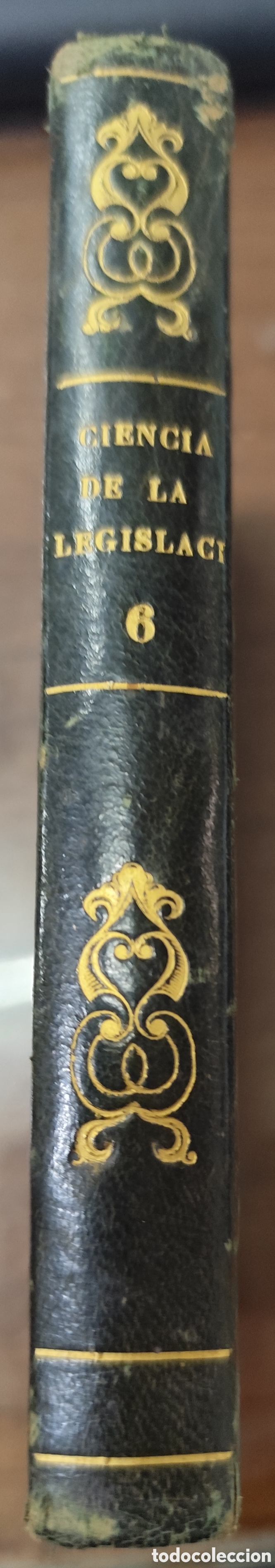 books: CIENCIA DE LA LEGISLACION. Tomo VI. A&ntilde;o 1822 - FILANGIERI,Cayetano