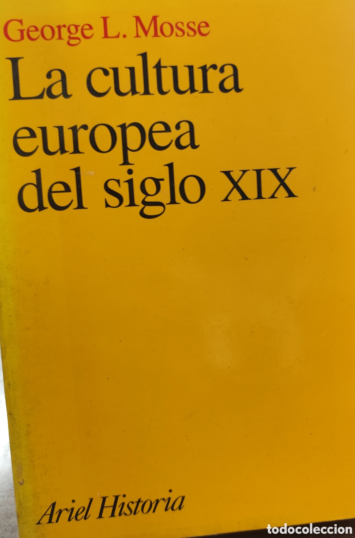 Libros: LA CULTURA EUROPEA DEL SIGLO XIX. 1&ordf; Edici&oacute;n - MOSSE,George L.