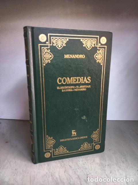 Libros: Menandro - Comedias. El mis&aacute;ntropo; El arbitraje; La samia; La trasquilada
