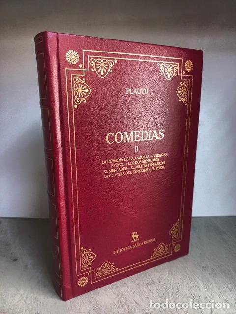 Libros: Plauto - Comedias II. La comedia de la arquilla; Gorgojo; Ep&iacute;dico; Los dos menecmos; El marcader; El