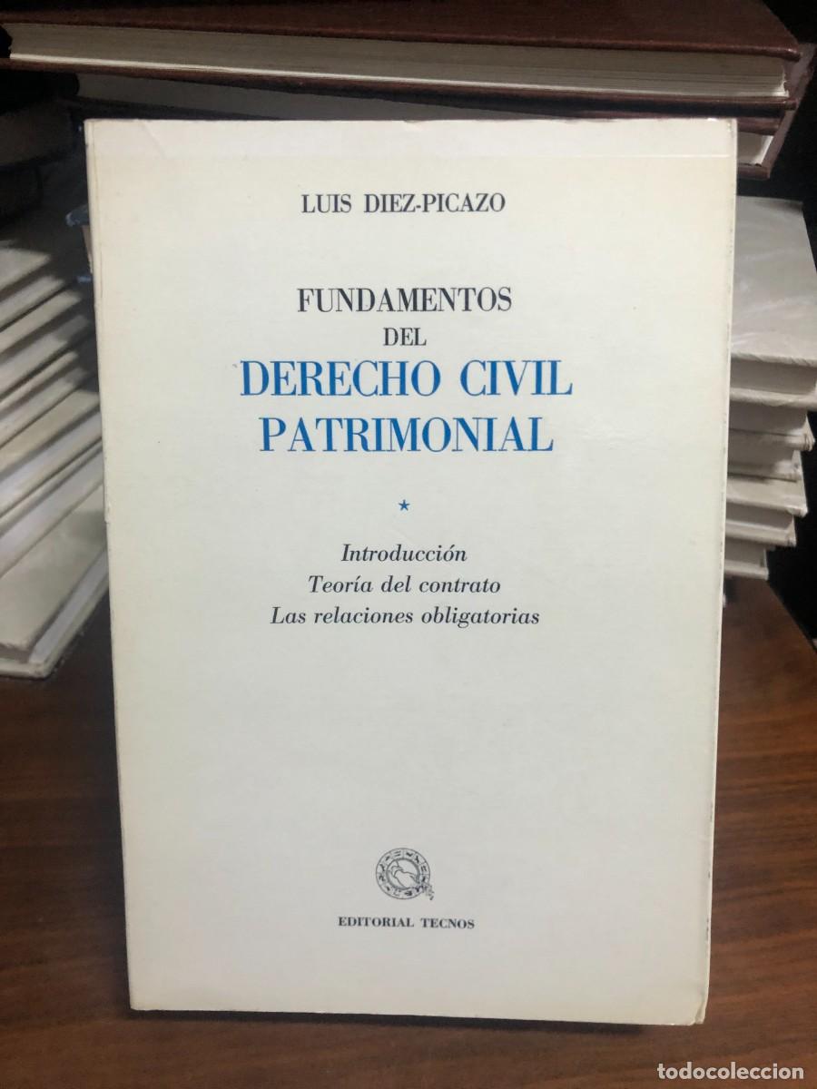 Libros: Fundamentos del Derecho Civil Patrimonial Luis D&iacute;ez-Picazo / Editorial Tecnos