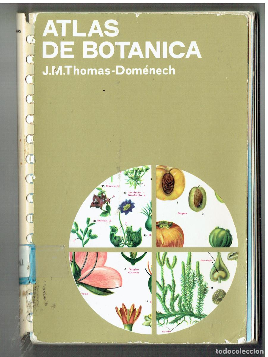 Libros: ATLAS DE BOT&Aacute;NICA. J. M. THOMAS - DOMEN&Eacute;CH. EDC. JOVER, 1972. (P/C4)
