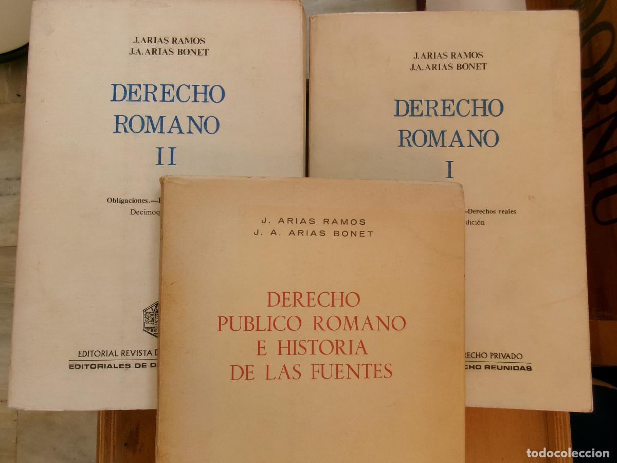 B&uuml;cher: Derecho Romano. Tomos I y II