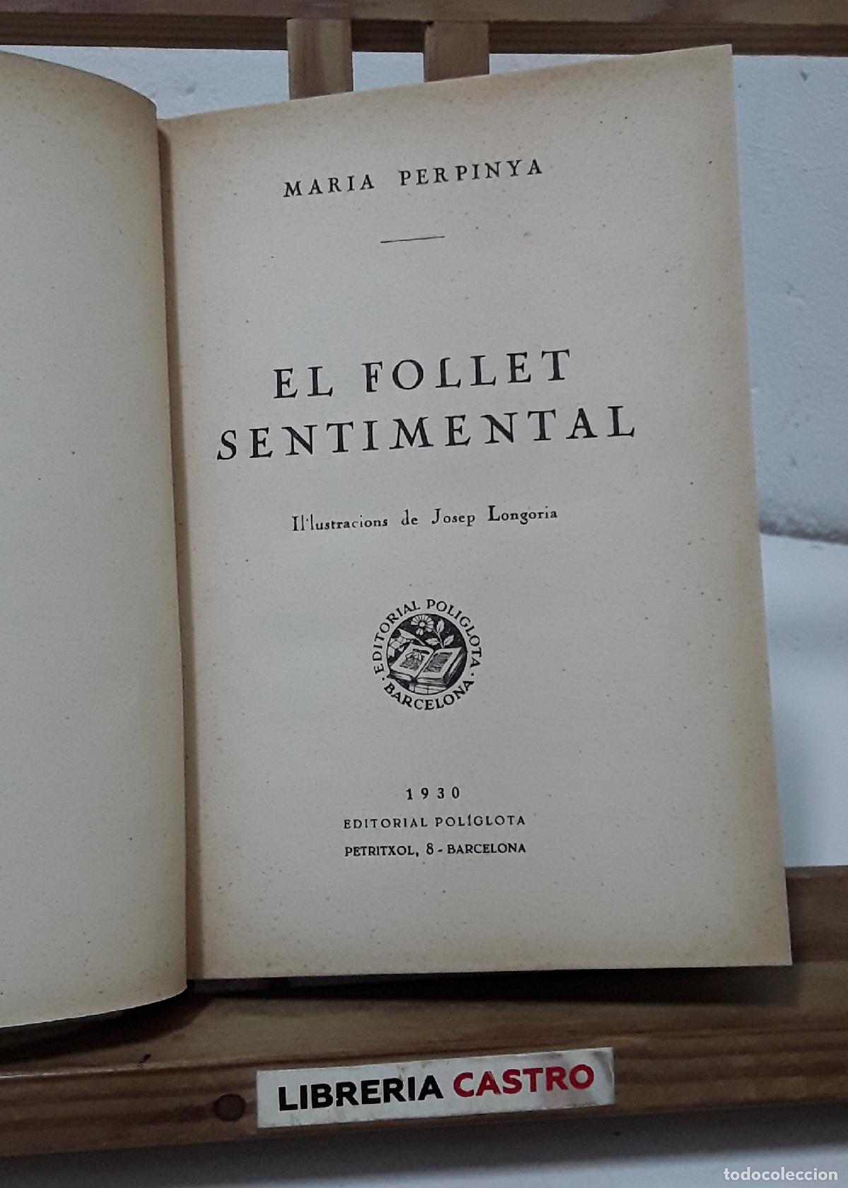 Libros: El follet sentimental. Maria Perpiny&agrave; - Maria Perpiny&agrave;. - Foto 2