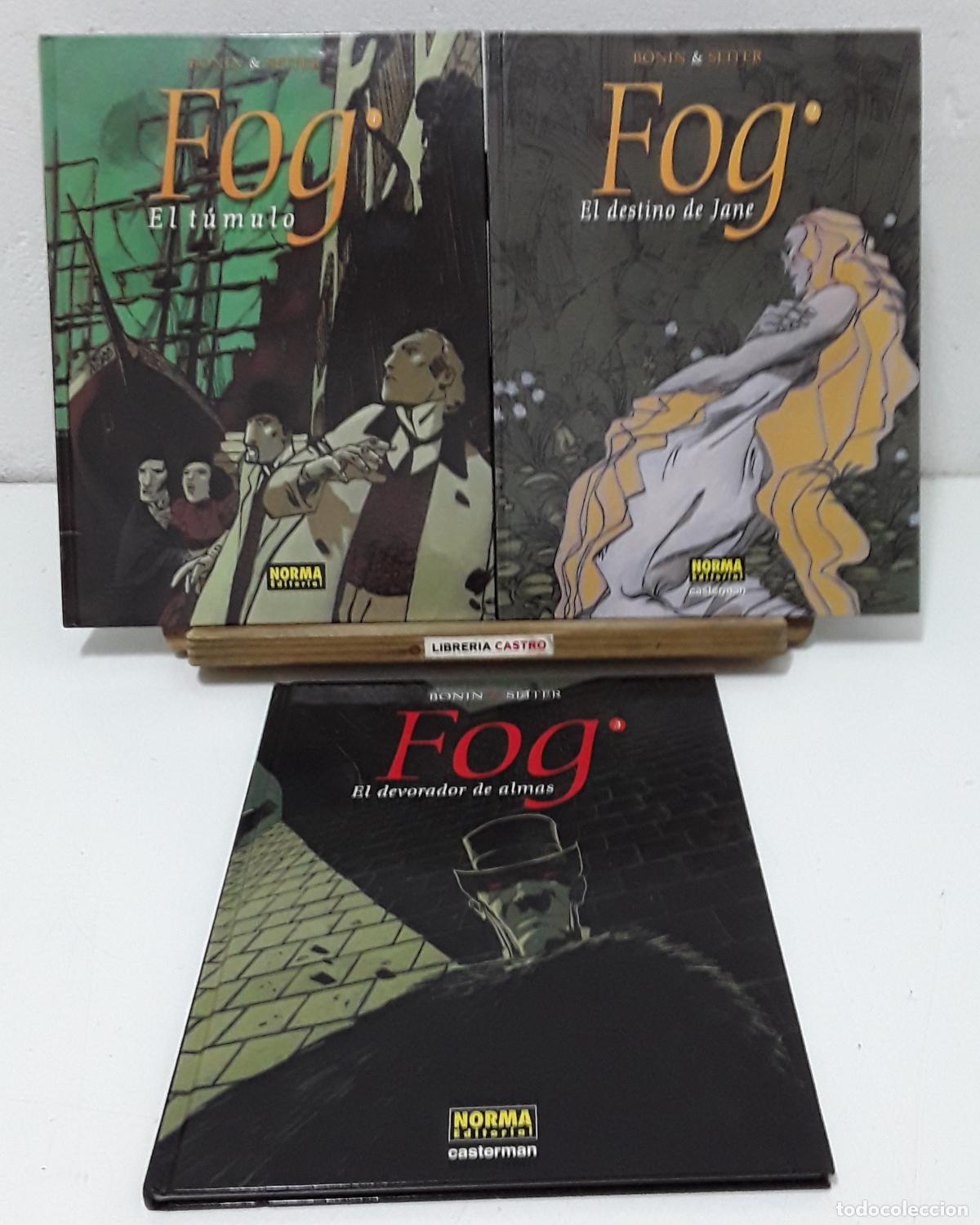 Libros: Fog. 1: El t&uacute;mulo. 2: El destino de Jane. 3: El devorador de almas - Bonin & Seiter.
