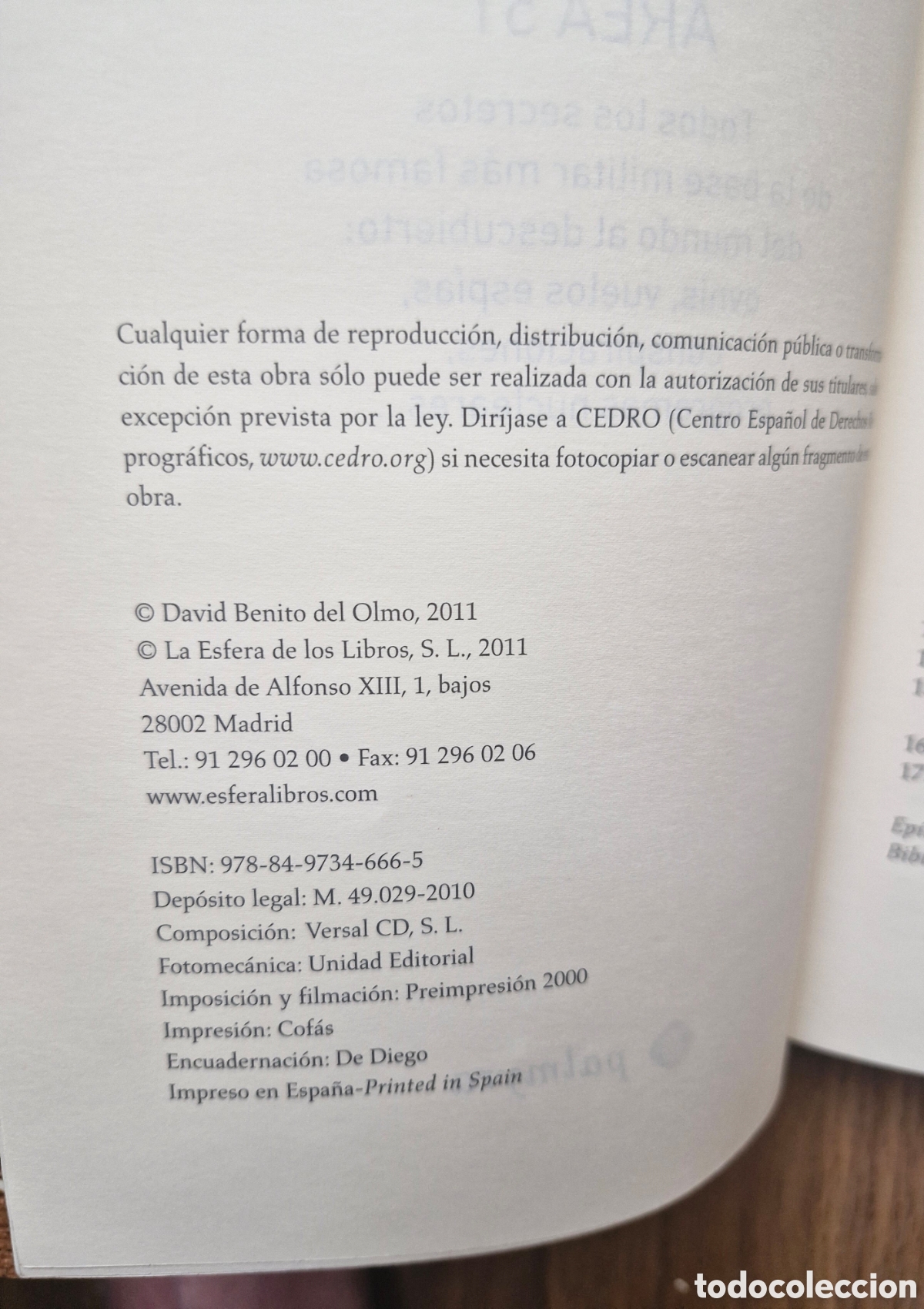 Libros: &Aacute;REA 51 - David Benito - Foto 4
