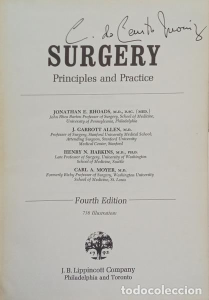B&uuml;cher: RHOADS. (Jonathan E.) e outros. - SURGERY PRINCIPLES AND PRACTICE.