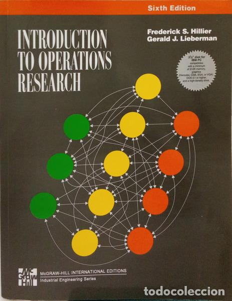 books: HILLIER. (Frederick S.) e Gerald J. Lieberman. - INTRODUCTION TO OPERATIONS RESEARCH.